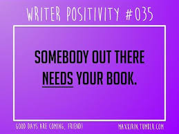 writer encouragement